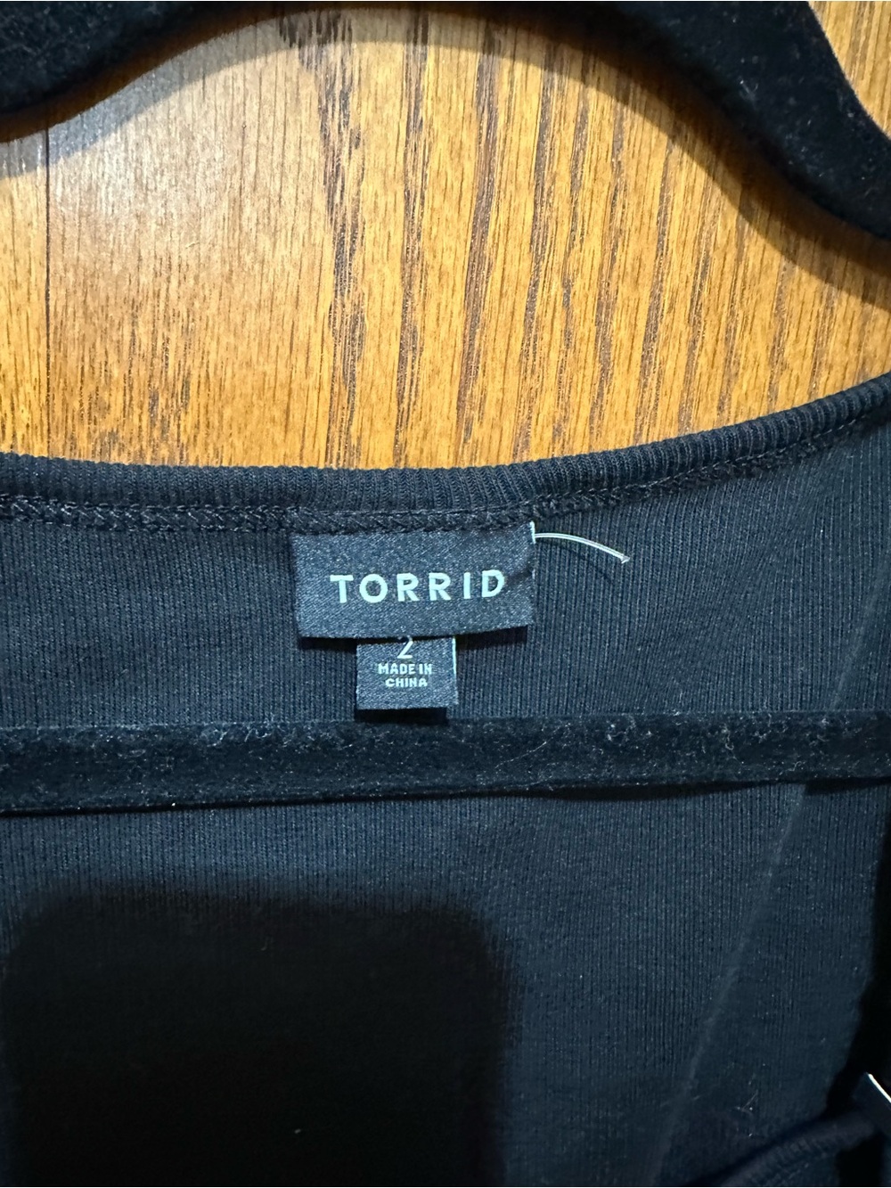 Torrid Black Buckle Strap Tank Top Size 2 - Picture 3 of 3